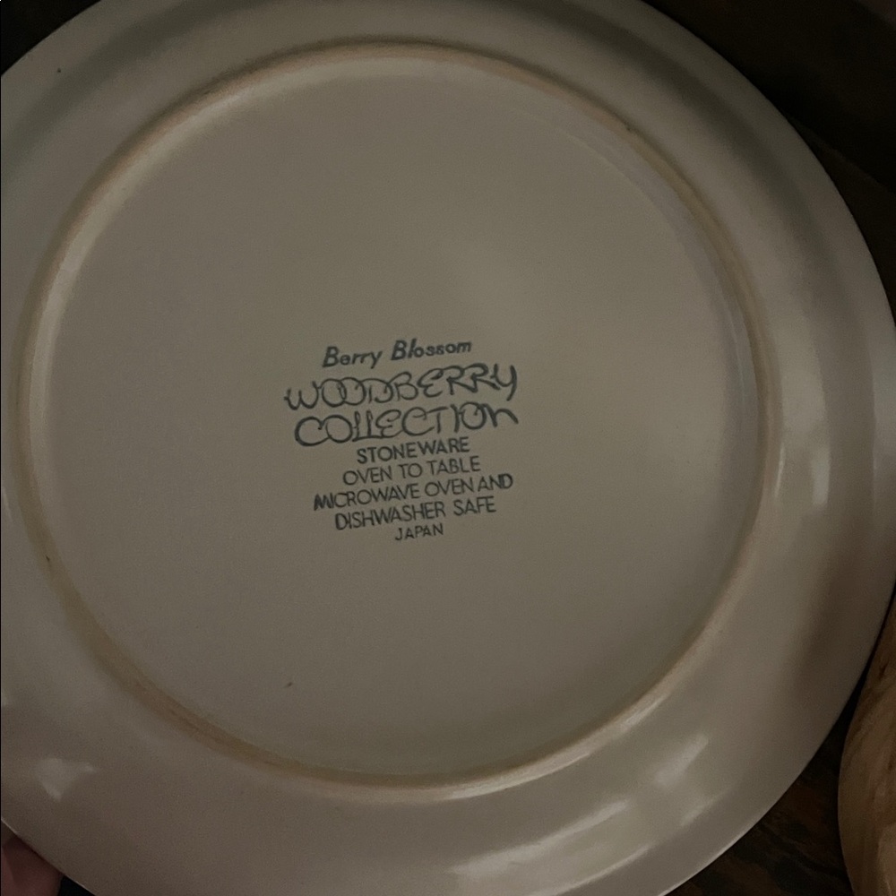 Floral Patterned Plate - Picture 2 of 2
